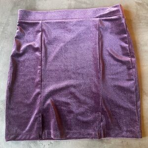 Forever 21 velvet mini skirt small